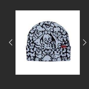 NWOT Corduroy Catacombs Black Cuff Beanie One Size Original Artwork Clamp Label